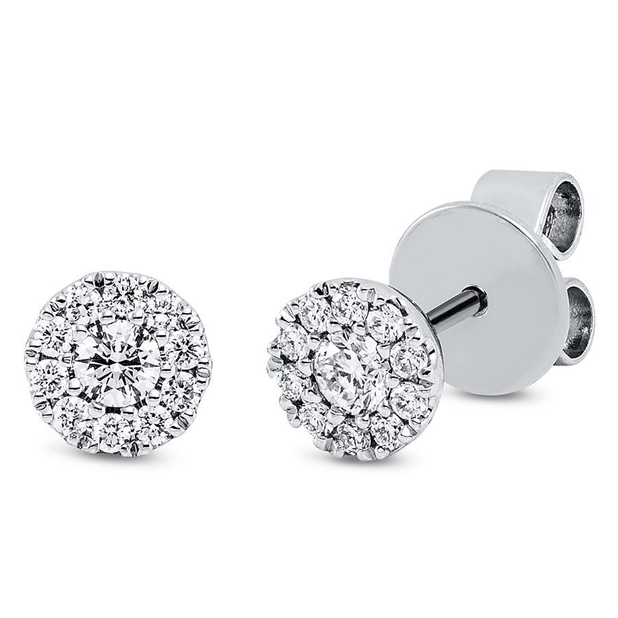 Ohrstecker 18 kt WG