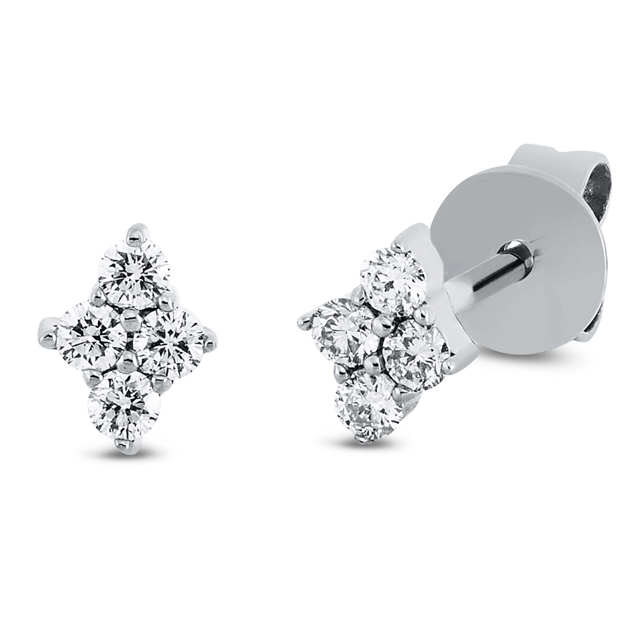 Ohrstecker 18 kt WG