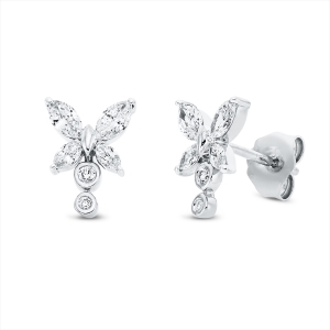 Ohrstecker 18 kt WG