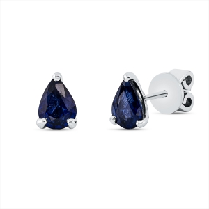 Ohrstecker 3er-Krappe 18 kt WG Tropfen
