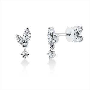 Ohrstecker 18 kt WG