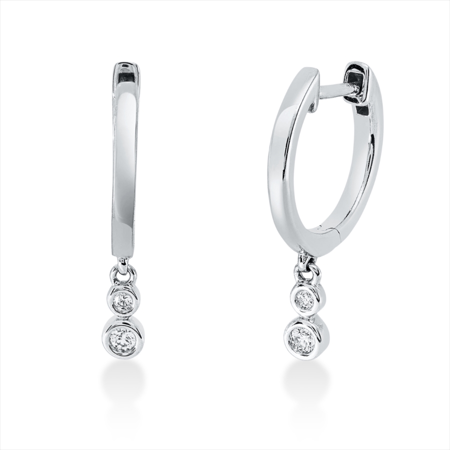 Ohrschmuck Zarge 18 kt WG