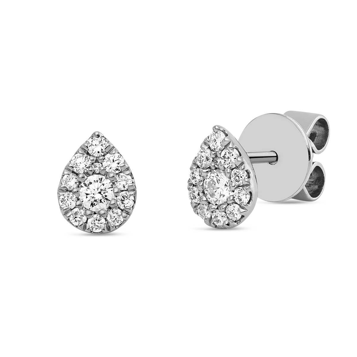 Ohrstecker 18 kt WG