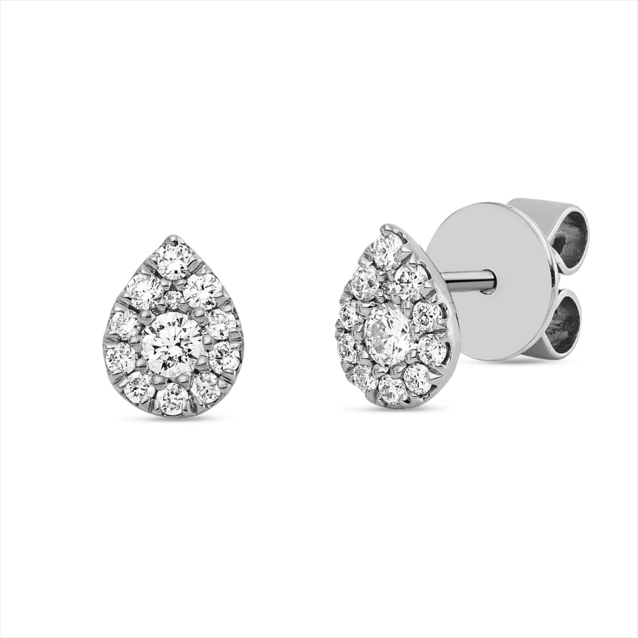 Ohrstecker 18 kt WG