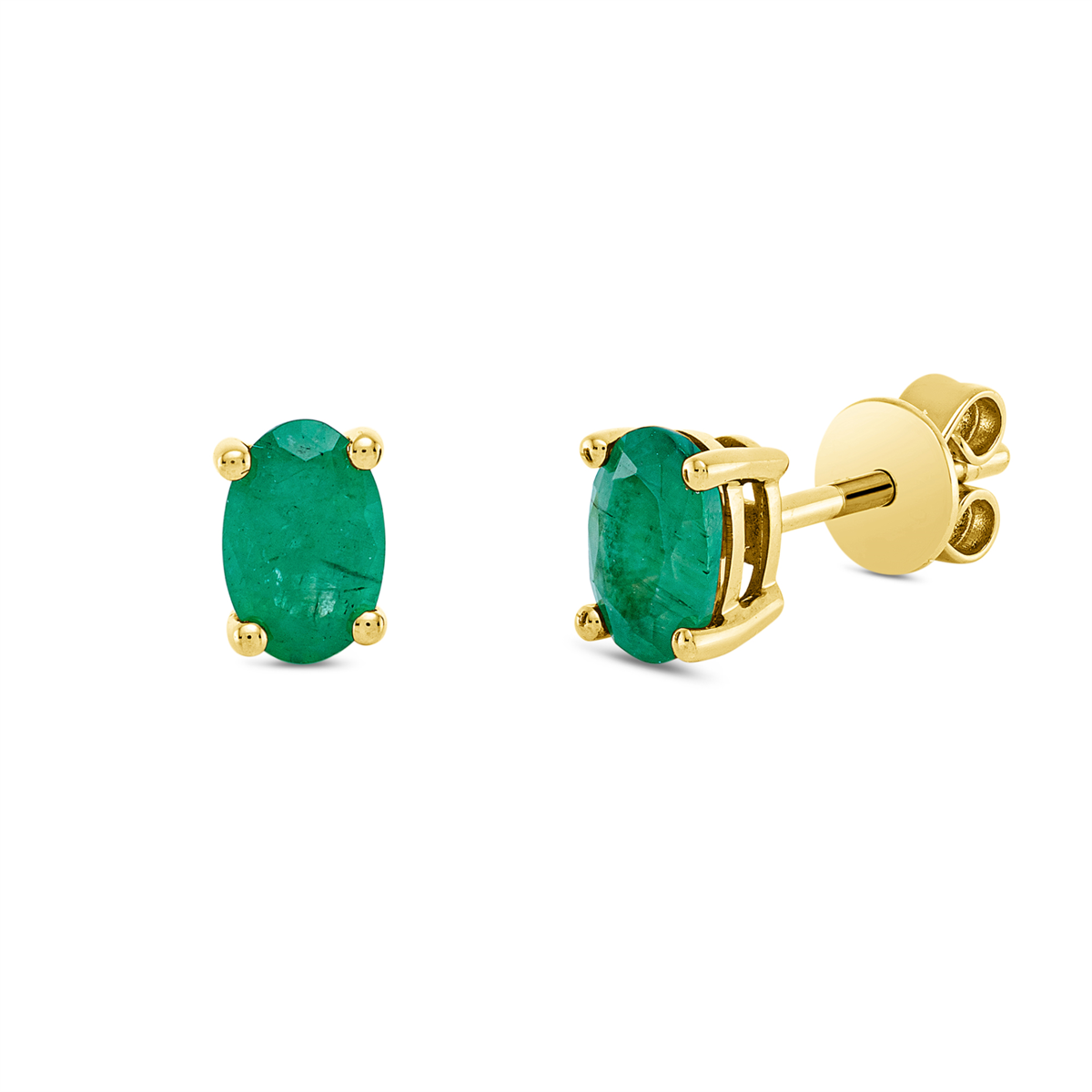 Ohrstecker 4er-Krappe 18 kt GG
