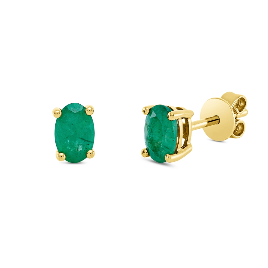 Ohrstecker 4er-Krappe 18 kt GG