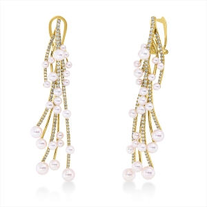 Ohrschmuck  18kt Gelbgold mit 1,01ct Diamanten