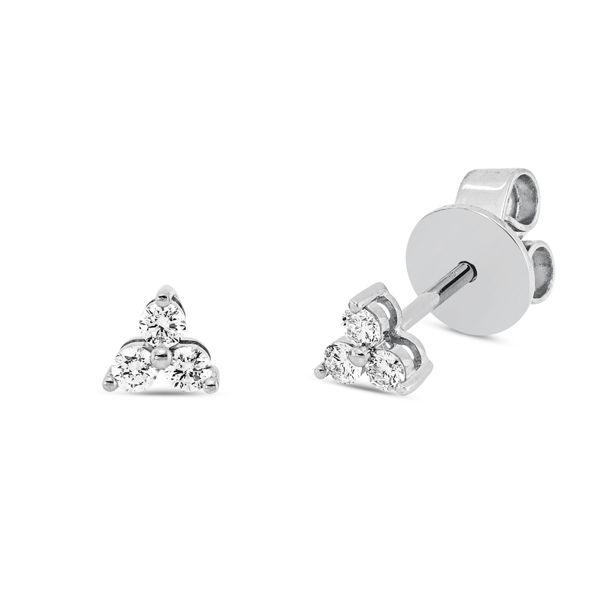 Ohrstecker 18 kt WG