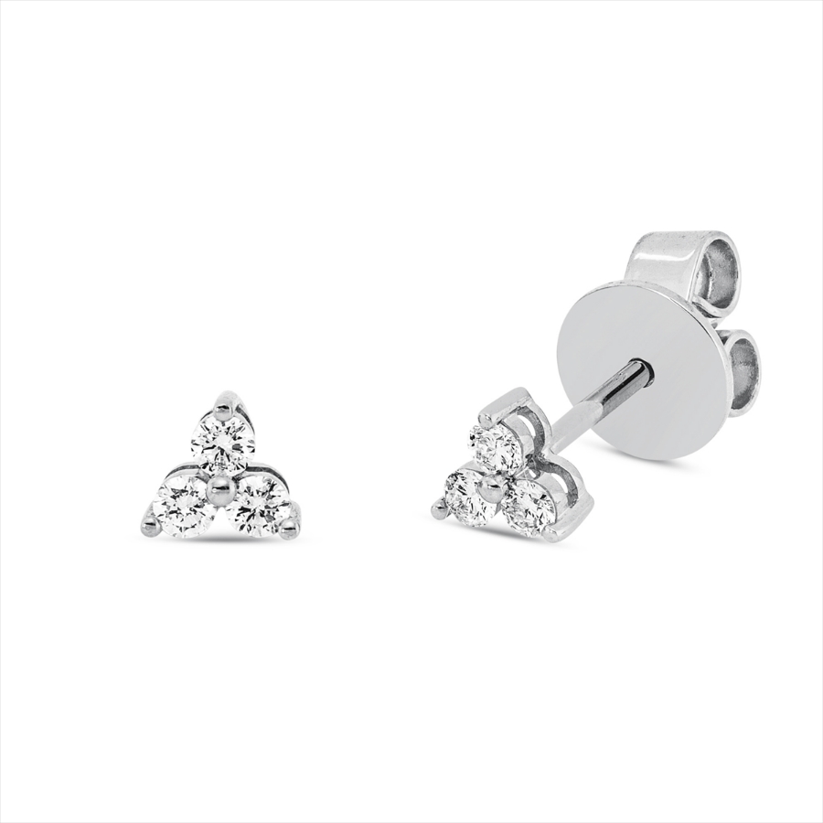 Ohrstecker 18 kt WG