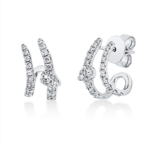 Ohrstecker 18 kt WG