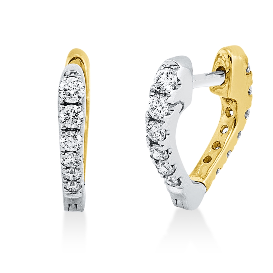 Creolen 18 kt WG+GG