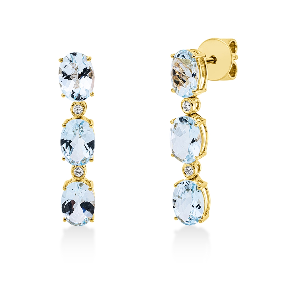 Ohrschmuck 4er-Krappe 18 kt GG