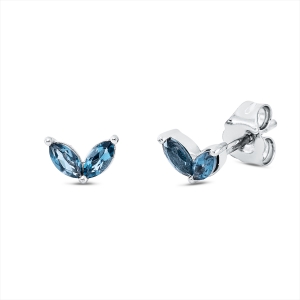 Ohrstecker 18 kt WG