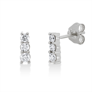 Ohrstecker 18 kt WG