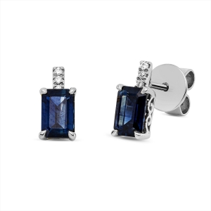 Ohrstecker 4er-Krappe 18 kt WG