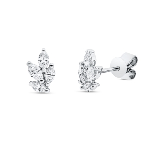 Ohrstecker 18 kt WG