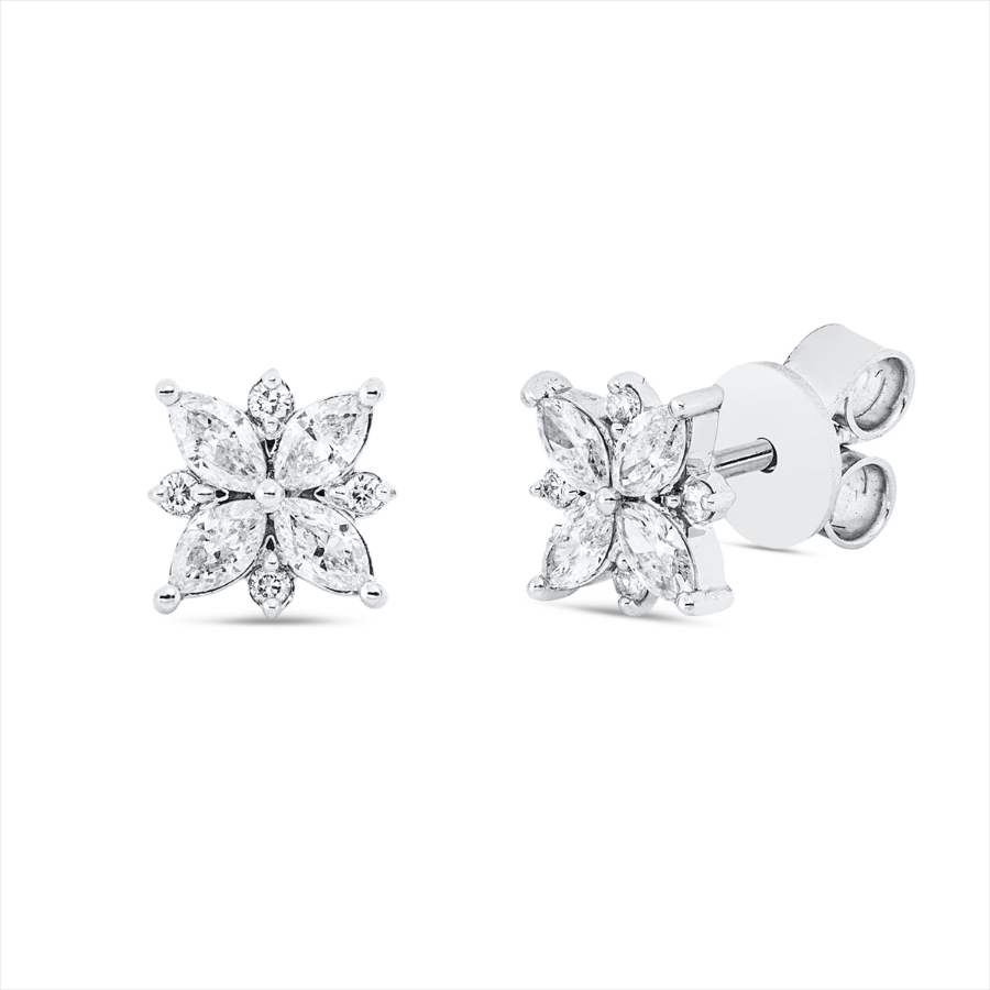 Ohrstecker 18 kt WG
