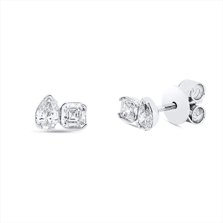 Ohrstecker 18 kt WG