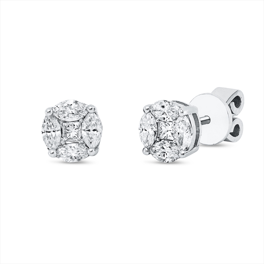 Ohrstecker 18 kt WG