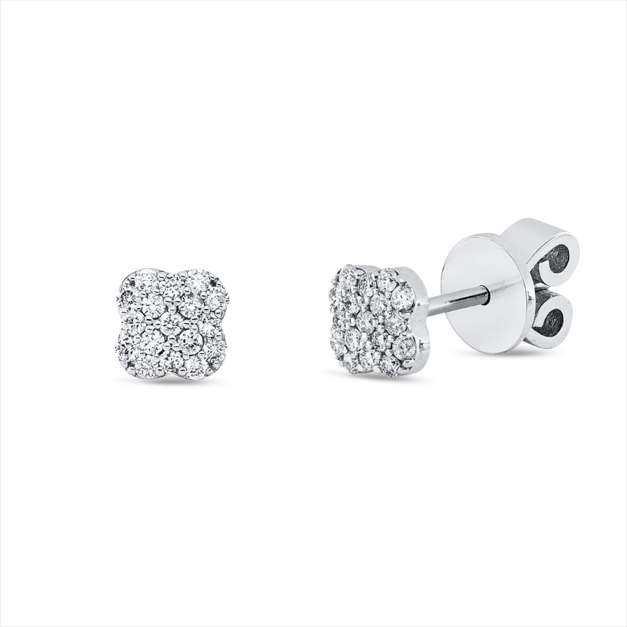 Ohrstecker 18 kt WG