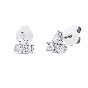 Ohrstecker 18 kt WG