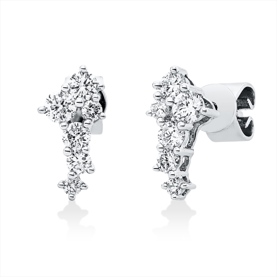Ohrstecker 18 kt WG