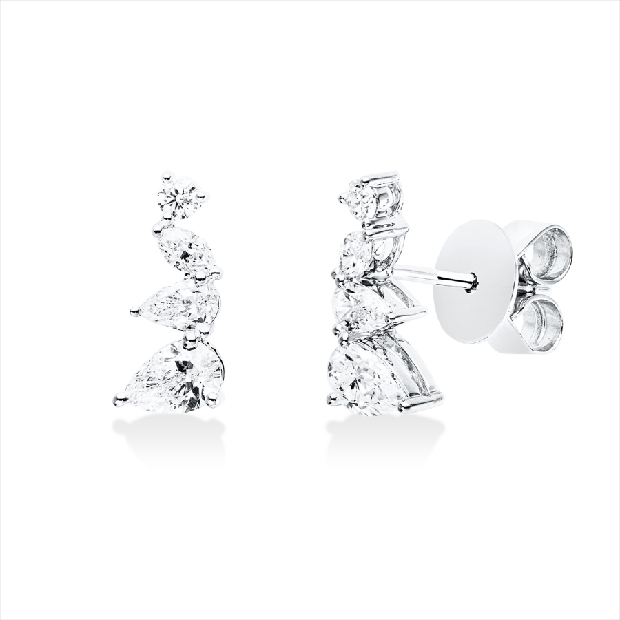Ohrstecker 18 kt WG