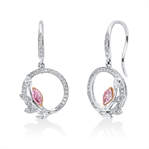 Ohrschmuck 18 kt WG+RG