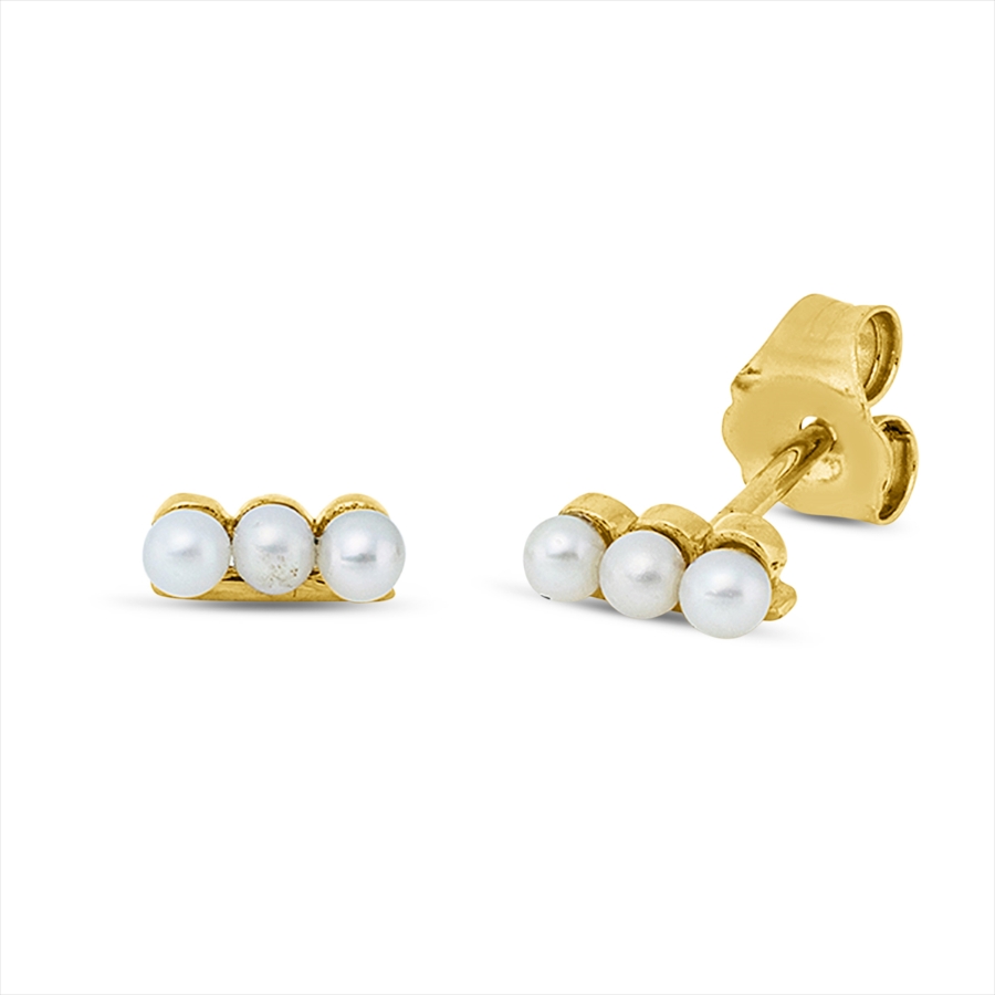 Ohrstecker  18kt Gelbgold mit 0,00ct Diamanten