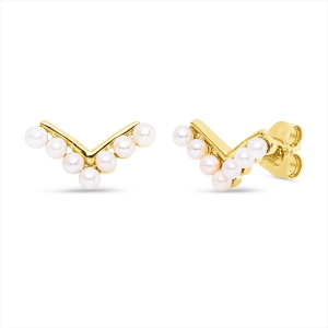Ohrstecker  18kt Gelbgold mit 0,00ct Diamanten
