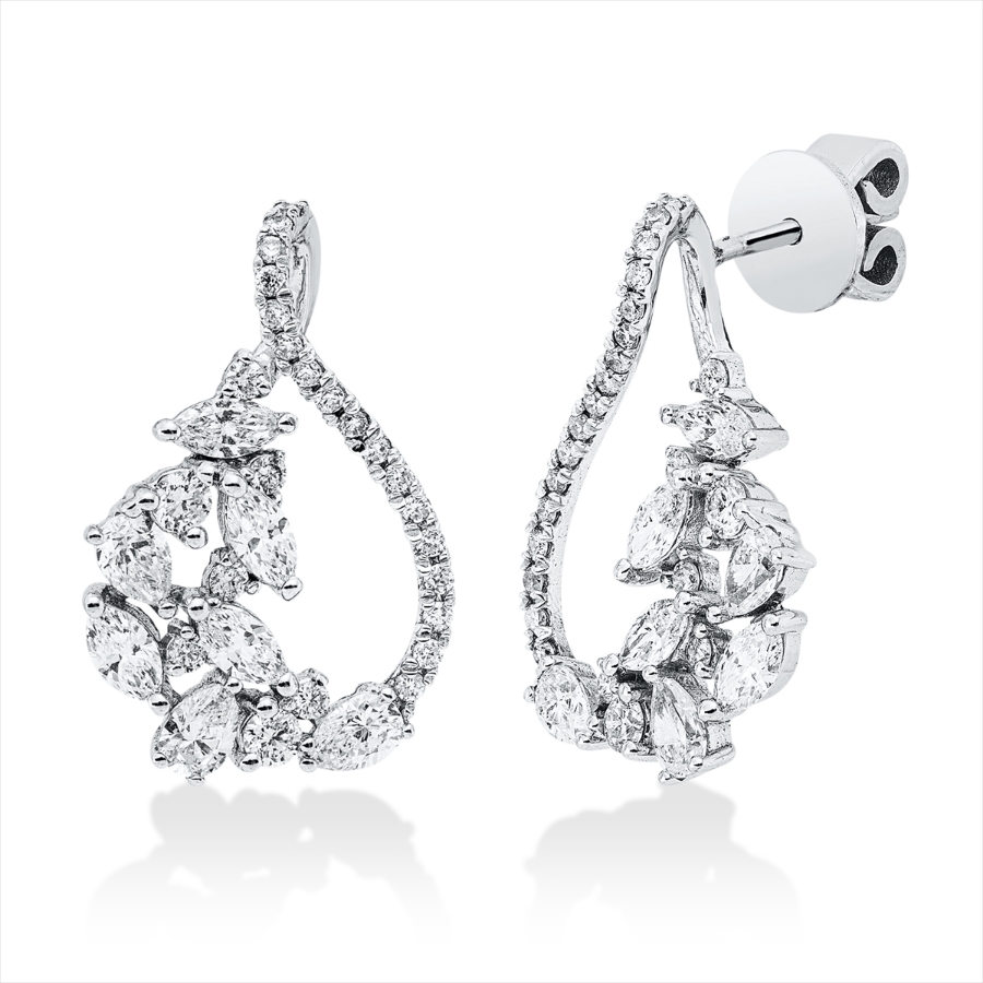 Ohrstecker 18 kt WG