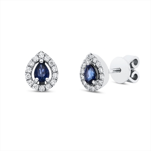 Ohrstecker 18 kt WG