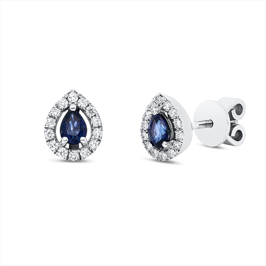 Ohrstecker 18 kt WG