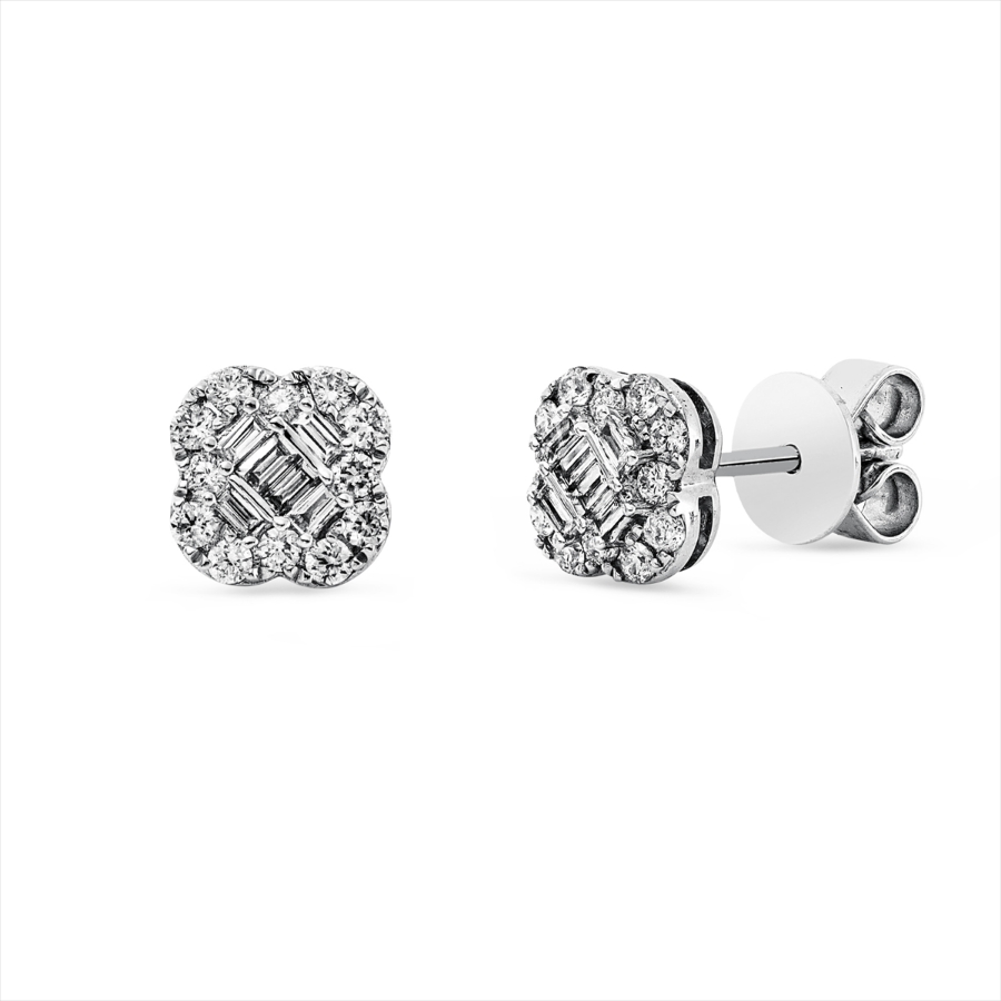 Ohrstecker 18 kt WG