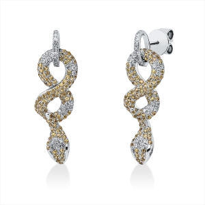 Ohrschmuck 18 kt WG Schlange