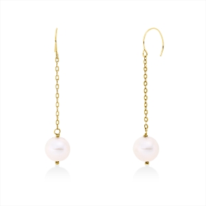 Ohrhänger  14kt Gelbgold mit 0,00ct Diamanten