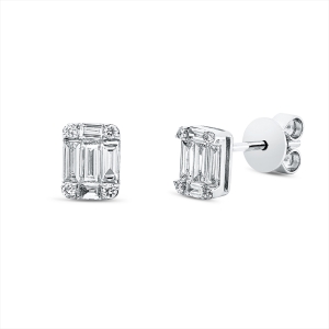 Ohrstecker 18 kt WG