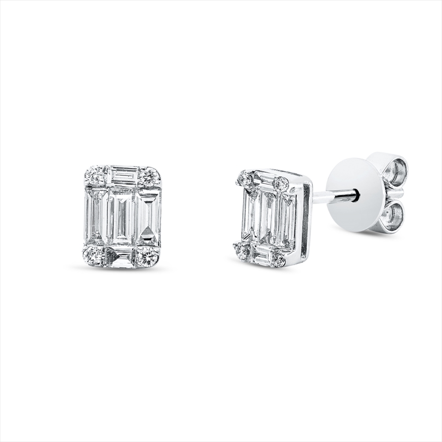 Ohrstecker 18 kt WG