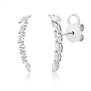 Ohrstecker 14 kt WG