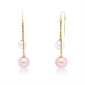 Ohrhänger  14kt Gelbgold mit 0,00ct Diamanten