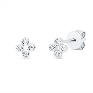 Ohrstecker 18 kt WG