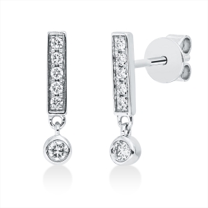 Ohrstecker 18 kt WG