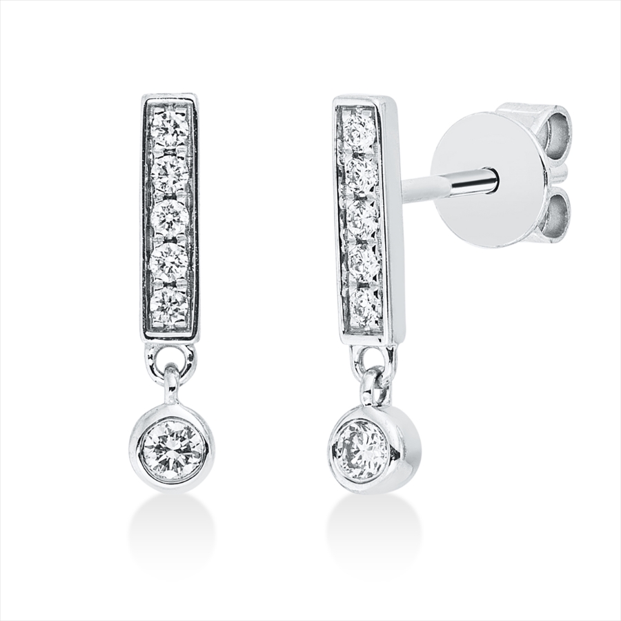 Ohrstecker 18 kt WG