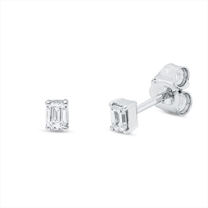 Ohrstecker 4er-Krappe 18 kt WG