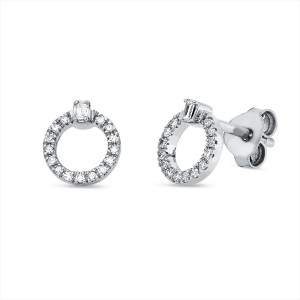 Ohrstecker 18 kt WG