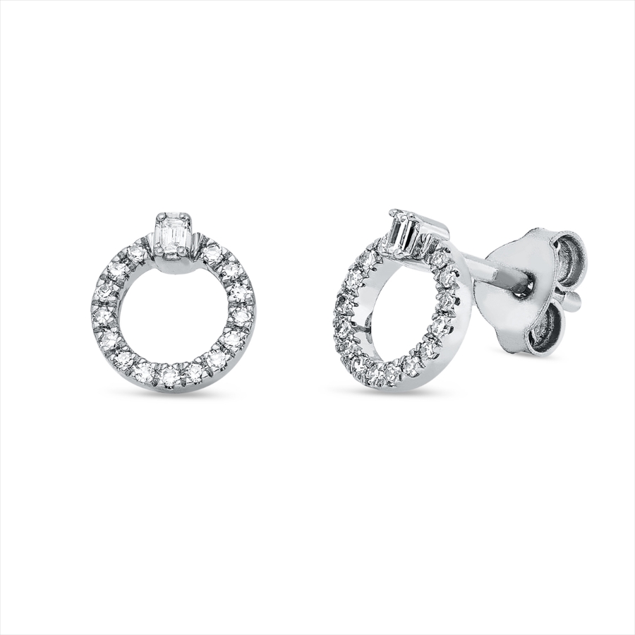 Ohrstecker 18 kt WG