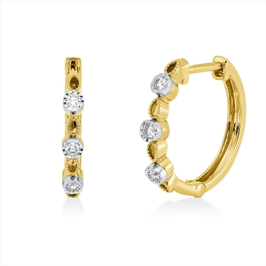 Creolen 18 kt GG+WG