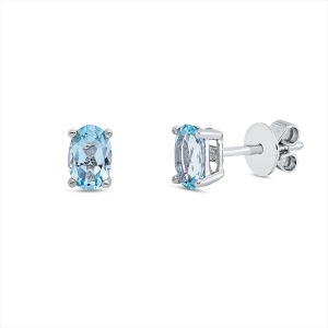 Ohrstecker 4er-Krappe 18 kt WG