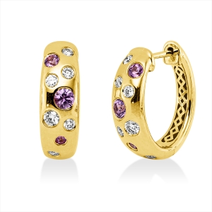 Creolen Zarge 14 kt GG