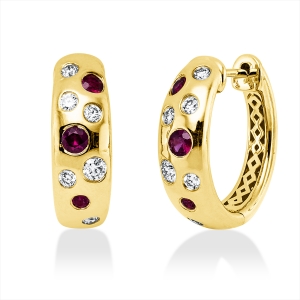 Creolen Zarge 14 kt GG